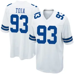 Youth Jay Toia Dallas Cowboys No.93 Game Jersey - White