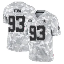 Youth Jay Toia Dallas Cowboys No.93 Limited 2024 Salute to Service Jersey - Arctic Camo