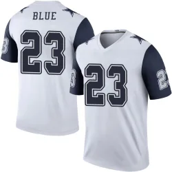 Youth Jaydon Blue Dallas Cowboys No.23 Legend Color Rush Jersey - White