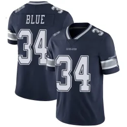 Youth Jaydon Blue Dallas Cowboys No.34 Limited Team Color Vapor Untouchable Jersey - Navy