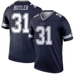 Youth Josh Butler Dallas Cowboys No.31 Legend Jersey - Navy
