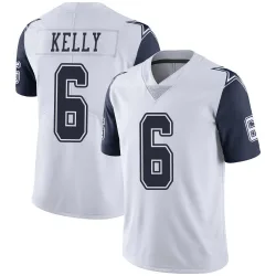 Youth Josh Kelly Dallas Cowboys No.6 Limited Color Rush Vapor Untouchable Jersey - White