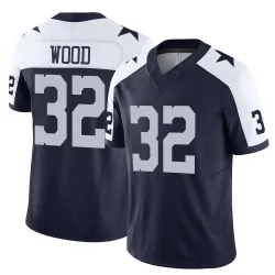 Youth Julius Wood Dallas Cowboys No.32 Limited Alternate Vapor F.U.S.E. Jersey - Navy