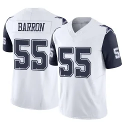 Youth Justin Barron Dallas Cowboys No.55 Limited 2nd Alternate Vapor F.U.S.E. Jersey - White