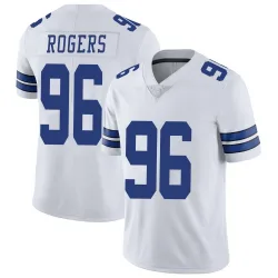 Youth Justin Rogers Dallas Cowboys No.96 Limited Vapor Untouchable Jersey - White