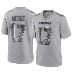 Youth Kellen Moore Dallas Cowboys No.17 Game Atmosphere Fashion Jersey - Gray