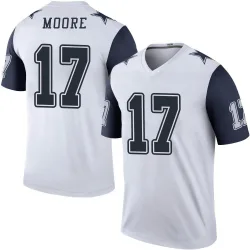 Youth Kellen Moore Dallas Cowboys No.17 Legend Color Rush Jersey - White