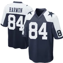 Youth Kelvin Harmon Dallas Cowboys No.84 Game Throwback Jersey - Navy Blue