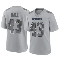 Youth Kemon Hall Dallas Cowboys No.43 Game Atmosphere Fashion Jersey - Gray