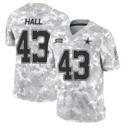 Youth Kemon Hall Dallas Cowboys No.43 Limited 2024 Salute to Service Jersey - Arctic Camo