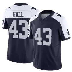 Youth Kemon Hall Dallas Cowboys No.43 Limited Alternate Vapor F.U.S.E. Jersey - Navy