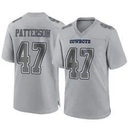 Youth Langston Patterson Dallas Cowboys No.47 Game Atmosphere Fashion Jersey - Gray