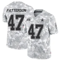 Youth Langston Patterson Dallas Cowboys No.47 Limited 2024 Salute to Service Jersey - Arctic Camo