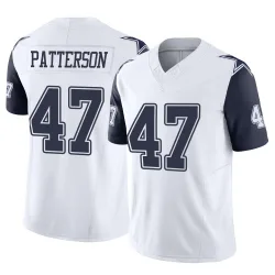 Youth Langston Patterson Dallas Cowboys No.47 Limited 2nd Alternate Vapor F.U.S.E. Jersey - White