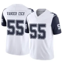 Youth Leighton Vander Esch Dallas Cowboys No.55 Limited 2nd Alternate Vapor F.U.S.E. Jersey - White