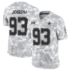 Youth Linval Joseph Dallas Cowboys No.93 Limited 2024 Salute to Service Jersey - Arctic Camo