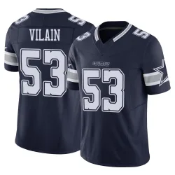 Youth Luiji Vilain Dallas Cowboys No.53 Limited Vapor F.U.S.E. Jersey - Navy