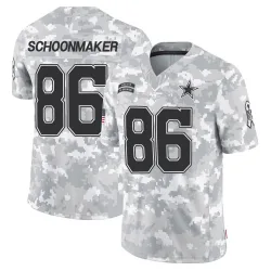 Youth Luke Schoonmaker Dallas Cowboys No.86 Limited 2024 Salute to Service Jersey - Arctic Camo