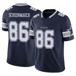 Youth Luke Schoonmaker Dallas Cowboys No.86 Limited Vapor F.U.S.E. Jersey - Navy