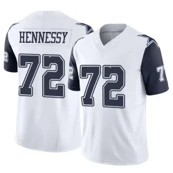 Youth Matt Hennessy Dallas Cowboys No.72 Limited 2nd Alternate Vapor F.U.S.E. Jersey - White