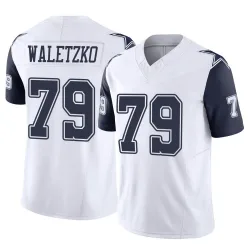 Youth Matt Waletzko Dallas Cowboys No.79 Limited 2nd Alternate Vapor F.U.S.E. Jersey - White
