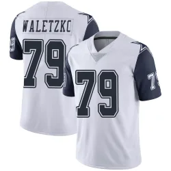 Youth Matt Waletzko Dallas Cowboys No.79 Limited Color Rush Vapor Untouchable Jersey - White