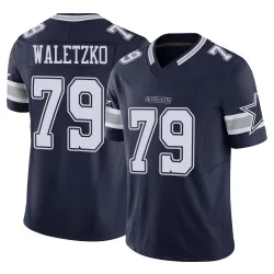 Youth Matt Waletzko Dallas Cowboys No.79 Limited Vapor F.U.S.E. Jersey - Navy