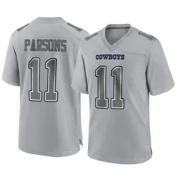 Youth Micah Parsons Dallas Cowboys No.11 Game Atmosphere Fashion Jersey - Gray