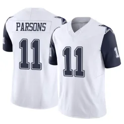 Youth Micah Parsons Dallas Cowboys No.11 Limited 2nd Alternate Vapor F.U.S.E. Jersey - White