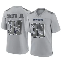 Youth Mike Smith Jr. Dallas Cowboys No.39 Game Atmosphere Fashion Jersey - Gray