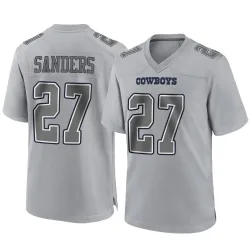 Youth Miles Sanders Dallas Cowboys No.27 Game Atmosphere Fashion Jersey - Gray
