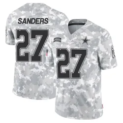Youth Miles Sanders Dallas Cowboys No.27 Limited 2024 Salute to Service Jersey - Arctic Camo