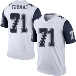 Youth Nathan Thomas Dallas Cowboys No.71 Legend Color Rush Jersey - White