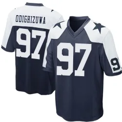 Youth Osa Odighizuwa Dallas Cowboys No.97 Game Throwback Jersey - Navy Blue