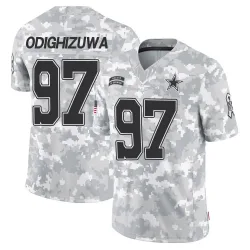 Youth Osa Odighizuwa Dallas Cowboys No.97 Limited 2024 Salute to Service Jersey - Arctic Camo