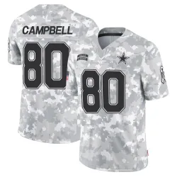 Youth Parris Campbell Dallas Cowboys No.80 Limited 2024 Salute to Service Jersey - Arctic Camo