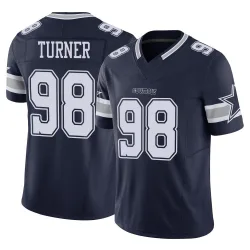 Youth Payton Turner Dallas Cowboys No.98 Limited Vapor F.U.S.E. Jersey - Navy