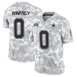 Youth Perrion Winfrey Dallas Cowboys No.0 Limited 2024 Salute to Service Jersey - Arctic Camo