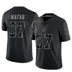 Youth Phil Mafah Dallas Cowboys No.37 Limited Reflective Jersey - Black