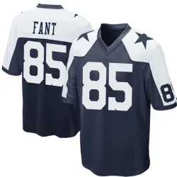Youth Princeton Fant Dallas Cowboys No.85 Game Throwback Jersey - Navy Blue