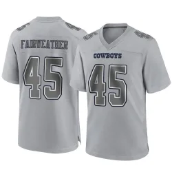 Youth Rivaldo Fairweather Dallas Cowboys No.45 Game Atmosphere Fashion Jersey - Gray