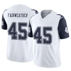Youth Rivaldo Fairweather Dallas Cowboys No.45 Limited 2nd Alternate Vapor F.U.S.E. Jersey - White