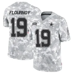 Youth Ryan Flournoy Dallas Cowboys No.19 Limited 2024 Salute to Service Jersey - Arctic Camo