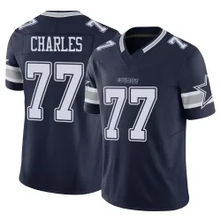 Youth Saahdiq Charles Dallas Cowboys No.77 Limited Vapor F.U.S.E. Jersey - Navy