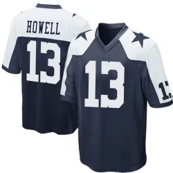 Youth Sam Howell Dallas Cowboys No.13 Game Throwback Jersey - Navy Blue