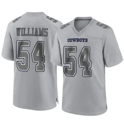 Youth Sam Williams Dallas Cowboys No.54 Game Atmosphere Fashion Jersey - Gray