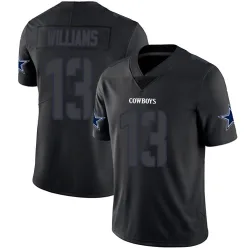 Youth Seth Williams Dallas Cowboys No.13 Limited Jersey - Black Impact