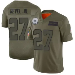 Youth Shavon Revel Jr. Dallas Cowboys No.27 Limited 2019 Salute to Service Jersey - Camo