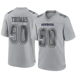 Youth Solomon Thomas Dallas Cowboys No.90 Game Atmosphere Fashion Jersey - Gray