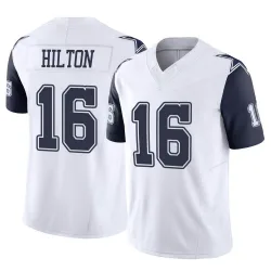 Youth T.Y. Hilton Dallas Cowboys No.16 Limited 2nd Alternate Vapor F.U.S.E. Jersey - White